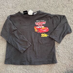 ZARA Disney Pixar CARS Gray Long Sleeve Shirt